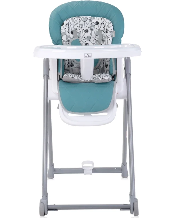 Дитячий стільчик для годування Lorelli Party Arctic Blue Leather